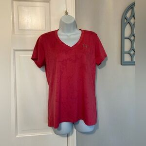 Under Armour Women's Coral V-Neck Tee